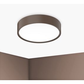 Century Italia Blanca Luxe - plafonnier - Ø 40 x 7 cm - 24W LED incl. - café