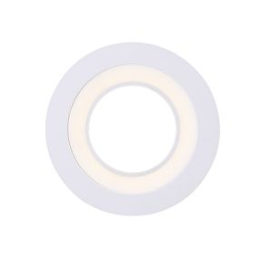 Nordlux Clyde 8 - spot encastré - Ø 82 mm, Ø 65 mm taille d'encastrement - 3 étapes fonction Moodmaker - 5,5W LED incl. - 4000K - blanc