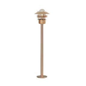 Nordlux Blokhus - lampe de jardin - Ø 22 x 92 cm - IP54 - cuivre