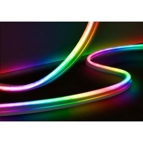 Century Italia Magic - largeur 1,8cm - longueur 500cm - 230V - dimmable avec télécommande - 4,8W LED par mètre - 60 LED par mètre - IP67 - RGB