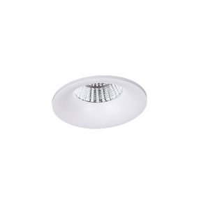 Maxlight Arya - spot encastré - Ø 90 mm, Ø 76 mm encastré - 8W LED dimmable incl. - blanc