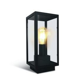 ONE Light Romantic Outdoor - lampe socle - 16 x 16 x 35 cm - IP43 - noir