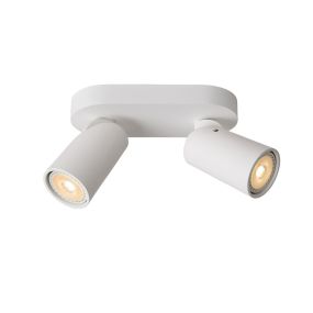 Lucide Xyrus 2 - spot en saillie - 20 x 9 x 12,5 cm - 2 x 5W LED dimmable incl - dim to warm - white