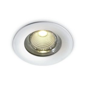 ONE Light Gamme Extérieur/Salle de bains - spot encastré - Ø 110 mm, Ø 100 mm encastré - 15W LED incl. - IP65 - blanc - couleur de lumière blanc chaud