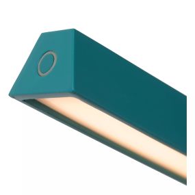 Lucide Lavale - lampadaire - 54,8 x 20 x 137,9 cm - 3W LED avec fonction dimming incl - turquoise