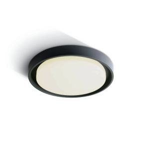 ONE Light Outdoor Project LED - plafonnier extérieur - Ø 34 x 5 cm - 30W LED incl. - IP54 - anthracite