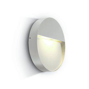 ONE Light Round Indoor/Outdoor Wall Dark Lights - applique murale extérieure - Ø 21,2 x 3,6 cm - 9W LED incl. - IP54 - blanc