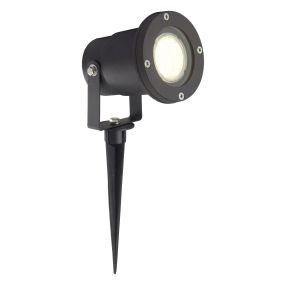 Brilliant Janko - spot de sol sur piquet - 32 x 15 x 11 cm - 3W LED incl - noir