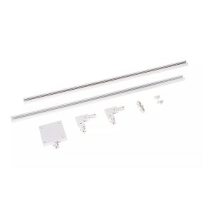 Lucide Track Starter Set - Système de rail monophasé - 2 mètres - 220V - blanc