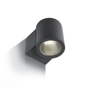 ONE Light Outdoor Wall Cylinders - applique murale extérieure - 8 x 10,6 x 9 cm - 6W LED incl. - IP54 - anthracite