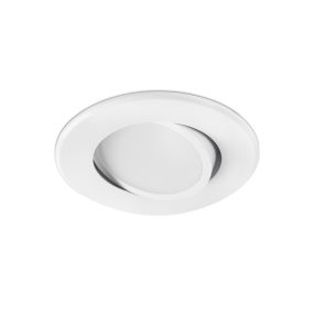 Faro Koi - spot à encastrer - Ø 90 mm, Ø 72 mm à encastrer - 6W LED incl. - blanc mat