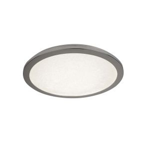 Searchlight LED Bathroom - plafonnier de salle de bains - Ø 60 x 3,2 cm - 26W LED incl. - IP44 - chrome