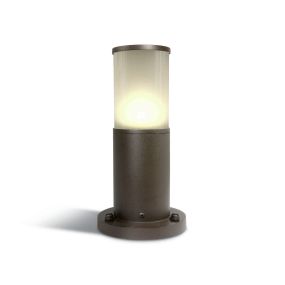 ONE Light E27 Tube Lights - lampe de jardin - Ø 10,7 x 35 cm - IP54 - brun rouille