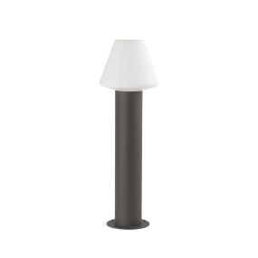 Faro Mistu - lampe de jardin - Ø 19 x 60 cm - IP44 - gris foncé