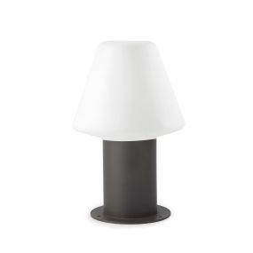 Faro Mistu - lampe de jardin - Ø 19 x 31 cm - IP44 - gris foncé