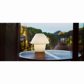 Faro Versus - lampe à poser - 48 cm - IP44 - blanc mat