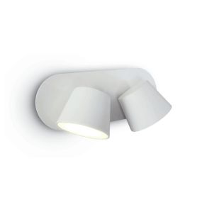 ONE Light Hotel Reading Spots - spot en saillie 2L - 26,5 x 12,5 x 10 cm - 2 x 6W LED incl. - blanc