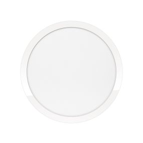 ETH Anne Round - plafonnier - Ø 40 x 2,7 cm - 3 niveaux de gradation - 24W LED incl. - IP44 - blanc