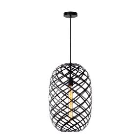 Lucide Wolfram - lampe suspendue - Ø 32 x 180 cm - noir