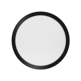 ETH Anne Round - plafonnier - Ø 40 x 2,7 cm - 3 niveaux de gradation - 24W LED incl. - IP44 - noir