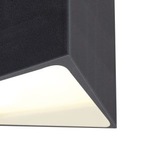 Maxlight Etna plafonnier - Ø 10 x 11 cm - 10W LED incl - IP44 - noir