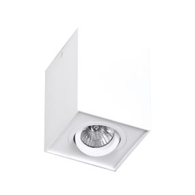 Maxlight Basic Square - spot de plafond - Ø 9 x 12 cm - blanc