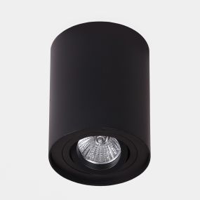 Maxlight Basic Round - spot de plafond - Ø 9 x 12 cm - noir