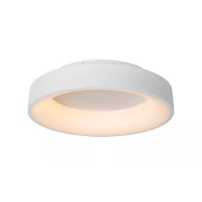 Lucide Mirage - plafonnier - Ø 45 x 11,5 cm - 33W LED dimmable incl - blanc