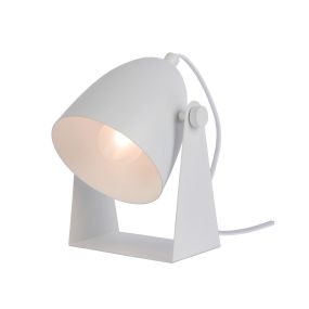 Lucide Chago - lampe à poser - 19 cm - blanc