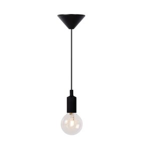 Lucide Fix - lampe suspendue - Ø 10 x 110 cm - noir