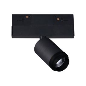 VK Lighting Kona - système de rail magnétique - spot de rail avec fonction zoom - 13,9 x 4,5 x 12,7 cm - 5W dimmable LED inclus - noir