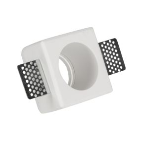 VK Lighting Gypsum - spot encastré - 8 x 5,5 x 8 cm - blanc