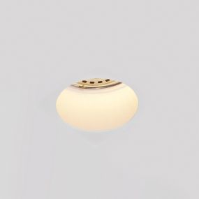 VK Lighting Gypsum - spot encastré - 8 x 5,5 x 8 cm - blanc