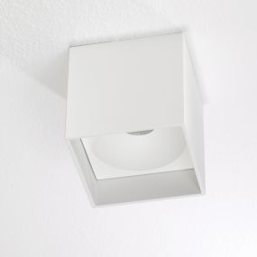 Artdelight Brock - plafonnier - 10 x 10 x 10 cm - 7W LED dimmable incl - blanc