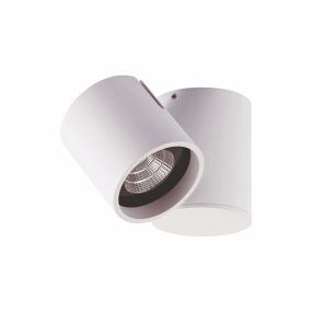 Artdelight Mayen - spot apparent 1L - Ø 7,2 x 8,6 cm - 7W LED dimmable incl. - blanc