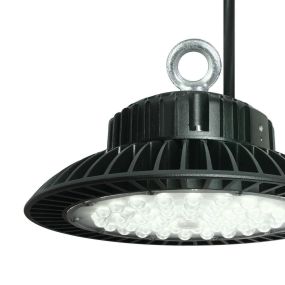 ONE Light Industrial LED UFO - plafonnier/mural extérieur - Ø 27 x 17 cm - 150W LED incl. - IP65 - noir