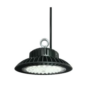 ONE Light Industrial LED UFO - plafonnier/mural extérieur - Ø 27 x 17 cm - 150W LED incl. - IP65 - noir