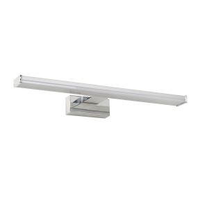 Lucide Onno - miroir éclairant salle de bain - 40 cm - 8W LED incl - IP44 - chrome mat