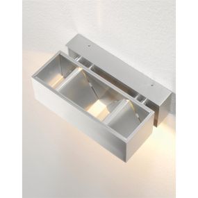 Artdelight BfeldII - Applique d'extérieur - 18 x 11 x 6 cm - 4 x 3W LED incl. - IP54 - aluminium