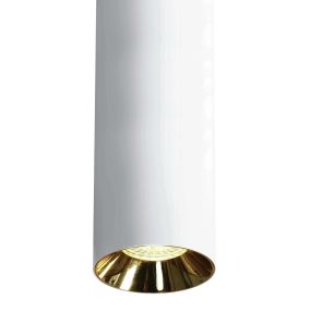 ONE Light Cylinder - lampe suspendue - Ø 7,5 x 224 cm - blanc