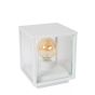 Lucide Claire - lampe sur pied - 20 x 20 x 24,5 cm - IP54 - blanc