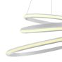 ONE Light LED Suspension Rings - lampe suspendue - Ø 65 x 150 cm - 45W LED incl. - blanc