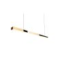 Maxlight Trio - lampe suspendue - 100 x 3,6 x 150 cm - 12W LED dimmable incl - or