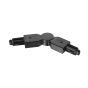 Nordlux Link Connect Turnable - accessoires pour rails - 12 x 3,5 x 1,8 cm - noir