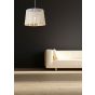 Lucide Garell - lampe suspendue - Ø 35 cm, 155 cm - blanc