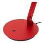 Lucide Ogden - lampe de bureau - 49 x 20 x 90 cm - 7W LED dimmable incl - rouge