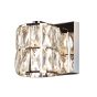 Maxlight Diamante - applique murale - 12 x 13 x 13,5 cm - chrome