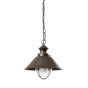 Faro Nautica - lampe suspendue - Ø 34,5 x 108 cm - IP33 - brun rouille