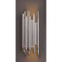 Maxlight Organic - applique murale - 19 x 10 x 43 cm - 8 x 1W LED dimmable incl - chrome