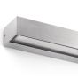 Faro Toluca - applique murale - 22 x 6,5 x 4,5 cm - 16W LED incl. - IP65 - aluminium satiné